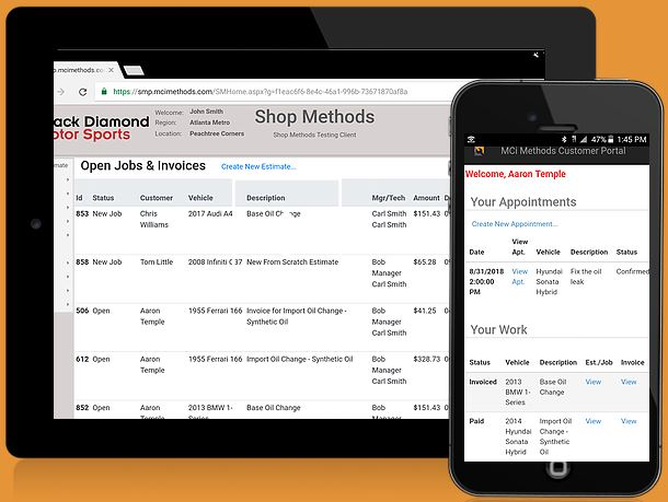 screenshot of Shop Methods